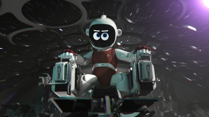 Mono starts his 7 month long journey to Mars. After various space experiments and maintenance, Mono enjoys the vastness and peacefulness of space. However, the Monoship runs in to a solar storm, and is in danger of damaging the ship and being stranded in space. 