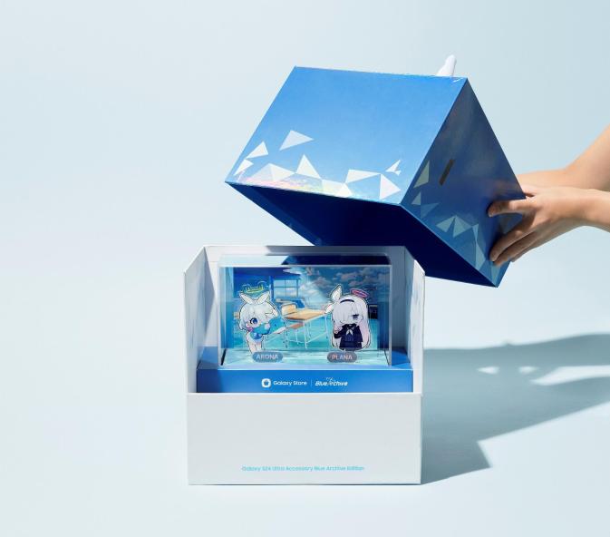 rona & Prana Stand (Integrated)  / illustration background acrylic cube