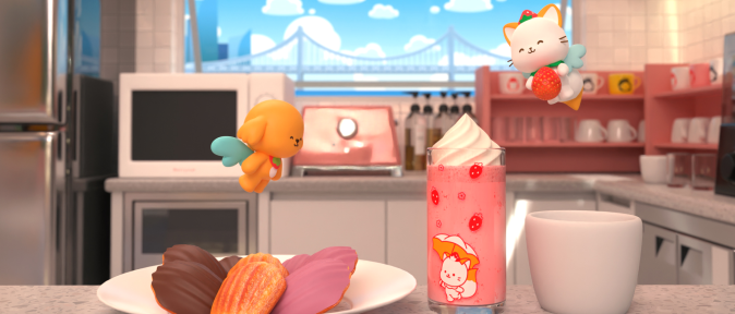 BerryCat and Cookie Dog Happy Recipe