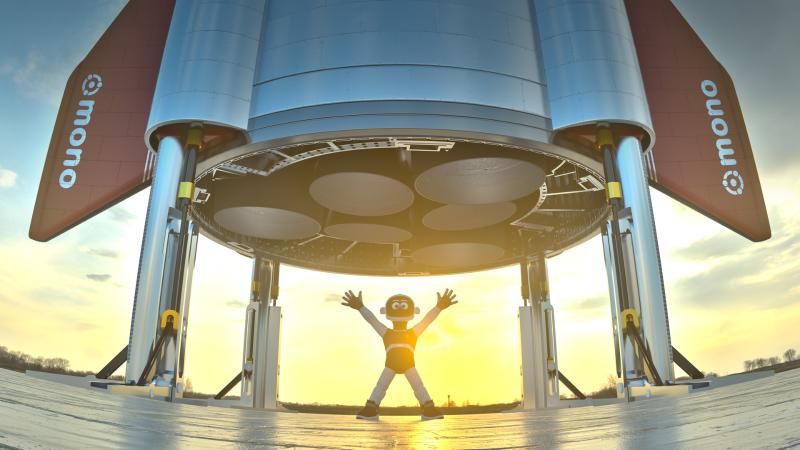 Made up of scientists from all around the world, Mono headquarters develops the largest spaceship ever constructed – The Monoship.