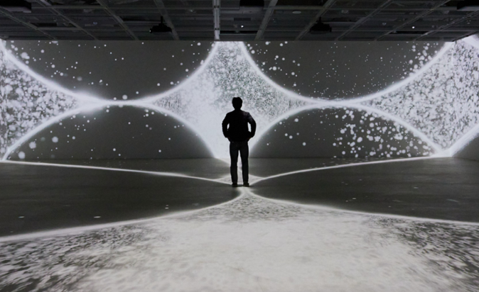<Black and light>, exhibited at the opening exhibition of Ulsan Art Museum