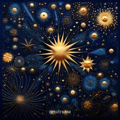 The concept 'Stella' features the Gitsam symbol with a signature star and brand colors in an illustrated art image.