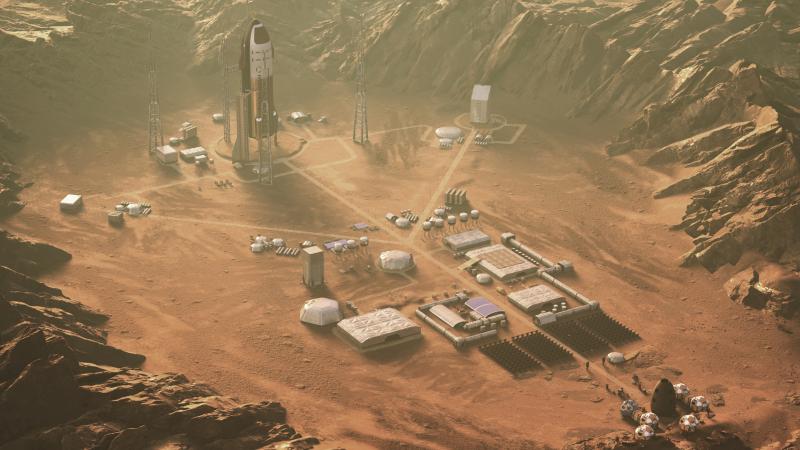 Mono has the responsibility to build out the base and infrastructure for future human settlement. 