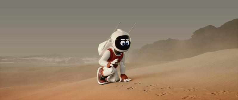 One day on his explorations, Mono discovers what looks like animal tracks. With the thought that a life form could exist on Mars, Mono goes into emergency mode. 