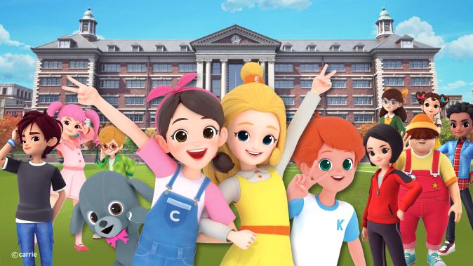 Characters in 'Carrie and Super Kola_The School'