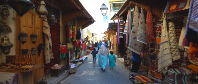 an alley in Morocco