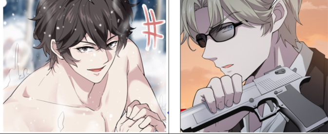 "Sejong and Johan, the two awesome main characters of the webtoon."
