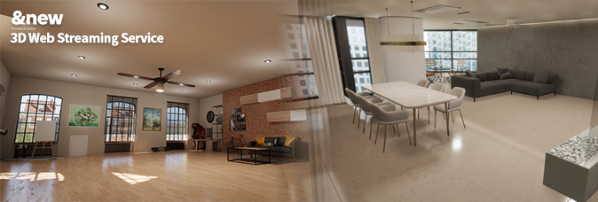 3d web streaming virtual environment configuration example image