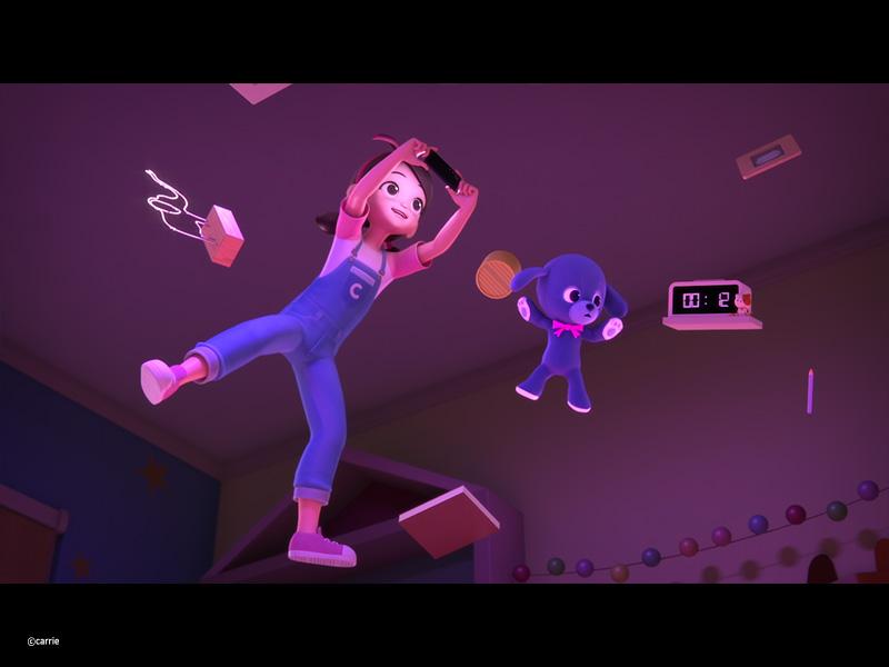 A Still Cut from Carrie and Super Kola