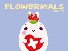 Baby version of Flower Malls Character - Rose Rabbit