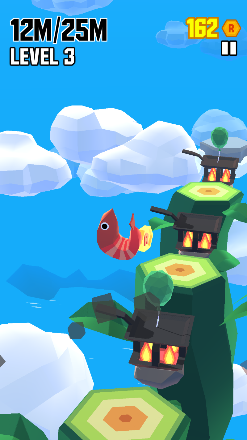 Jumping shrimp