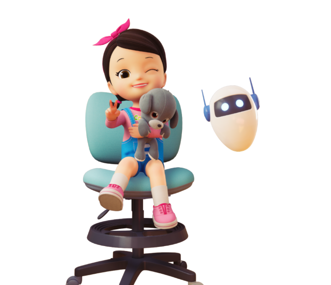 Main Characters of series 'Little Carrie' and 'Mr. Egg'