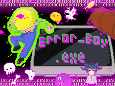 Defeat bugged enemies with "Error_Boy"!