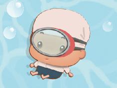 in the sea Little Haenyeo Hongi