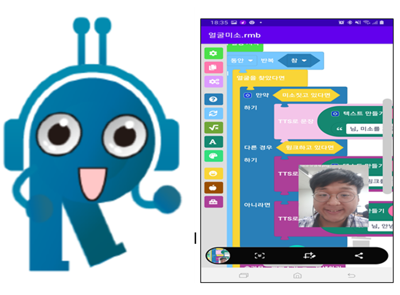 Caractor lecture service that helps users learn coding alone without instructors