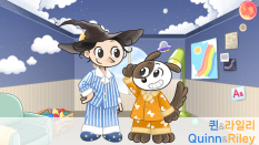 Images of Queen and Riley, the main characters of the SPODY story content.