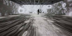 <Black and light>, exhibited at the opening exhibition of Ulsan Art Museum