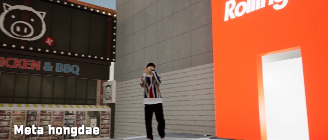 XR Music Video in the Metaverse Rollinghall Live Hall