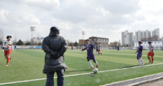 students enjoying soccer
