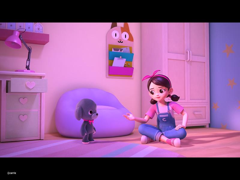 A Still Cut from Carrie and Super Kola