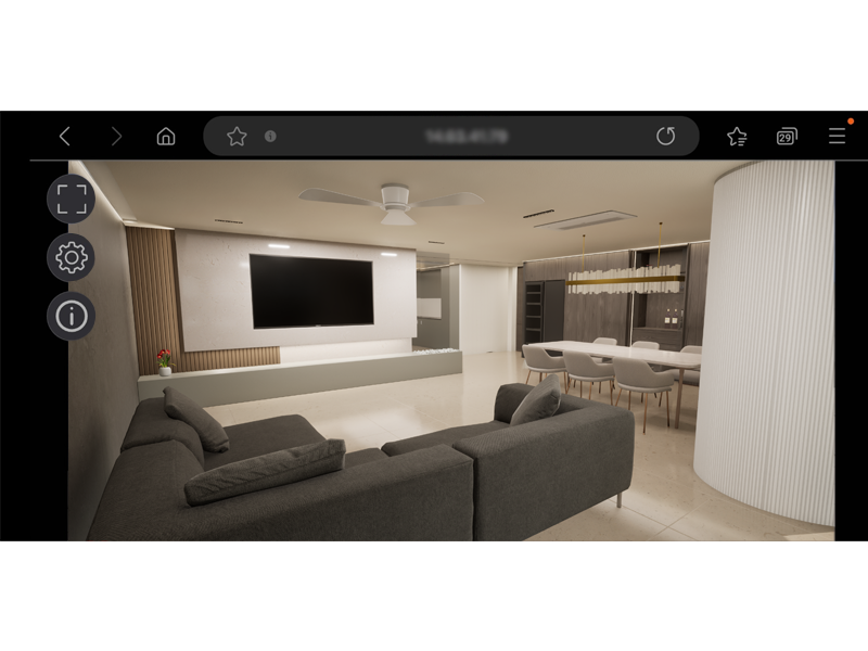 3d web streaming server connection image