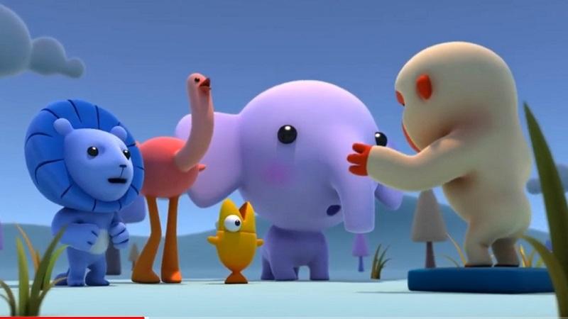 It is a screenshot of the episode 'Maestro' animation.
