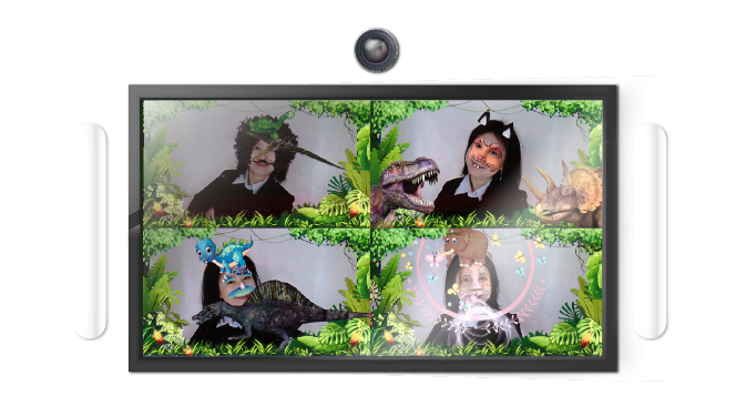 AR video interactive content implemented without auxiliary equipment
