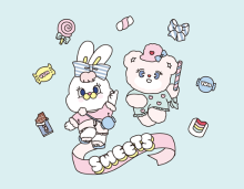 Momorei is a character brand focusing on the best friends, Rico and Pinco. 
