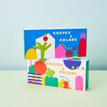 SHAPES & COLORS Stencil Art Kit