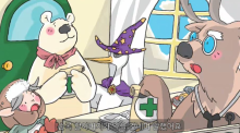 Meet the reindeer grandfather and get medicine