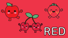 Name and Color of fruit Song 
