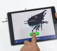 Play with insects in augmented reality app