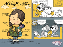Ashley's Diary" Webtoon Concept Board